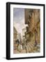 Street in Bombay, from 'India Ancient and Modern', 1867 (Colour Litho)-William 'Crimea' Simpson-Framed Giclee Print