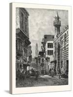 Street in Cairo, Egypt, 1879-null-Stretched Canvas