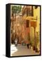Street in Chania, Crete, Greece, Europe-Christian Heeb-Framed Stretched Canvas