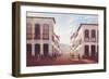 Street in City of Desterro in Province of Miras Gerais, by Victor Meirelles De Lima, 1851-null-Framed Giclee Print
