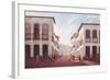 Street in City of Desterro in Province of Miras Gerais, by Victor Meirelles De Lima, 1851-null-Framed Giclee Print