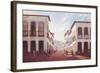 Street in City of Desterro in Province of Miras Gerais, by Victor Meirelles De Lima, 1851-null-Framed Giclee Print