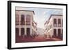 Street in City of Desterro in Province of Miras Gerais, by Victor Meirelles De Lima, 1851-null-Framed Giclee Print