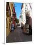 Street in Collioure France-Marilyn Dunlap-Framed Art Print