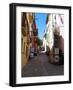 Street in Collioure France-Marilyn Dunlap-Framed Art Print