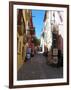 Street in Collioure France-Marilyn Dunlap-Framed Art Print