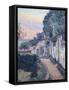 Street in Epinay-Armand Guillaumin-Framed Stretched Canvas