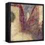 Street in Fontarabie-Odilon Redon-Framed Stretched Canvas