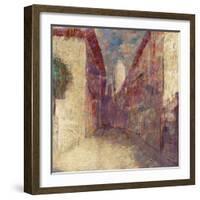 Street in Fontarabie-Odilon Redon-Framed Giclee Print