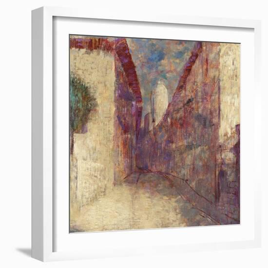 Street in Fontarabie-Odilon Redon-Framed Giclee Print