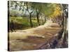 Street in Godramstein; Strasse Bei Godramstein-Max Slevogt-Stretched Canvas