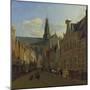 Street in Haarlem, C. 1680-Gerrit Adriaensz Berckheyde-Mounted Giclee Print