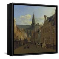 Street in Haarlem, C. 1680-Gerrit Adriaensz Berckheyde-Framed Stretched Canvas