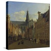 Street in Haarlem, C. 1680-Gerrit Adriaensz Berckheyde-Stretched Canvas