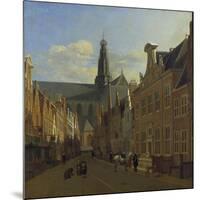 Street in Haarlem, C. 1680-Gerrit Adriaensz Berckheyde-Mounted Giclee Print