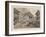 Street in Hakodadi, Litho by Sarony and Co., 1855-Peter Bernhard Wilhelm Heine-Framed Giclee Print
