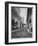 Street in Havana Cuba Photograph - Havana, Cuba-Lantern Press-Framed Art Print