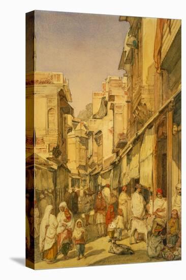 Street in Lahore, Punjab, India-William Carpenter-Stretched Canvas