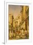 Street in Lahore, Punjab, India-William Carpenter-Framed Giclee Print