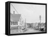 Street in Lakeport, N.H.-null-Framed Stretched Canvas