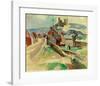 Street in Laon Study, 1912-Robert Delaunay-Framed Giclee Print