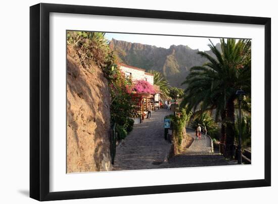 Street in Masca, Tenerife, Canary Islands, 2007-Peter Thompson-Framed Photographic Print