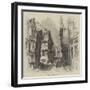 Street in Morlaix, Brittany-null-Framed Giclee Print