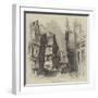 Street in Morlaix, Brittany-null-Framed Giclee Print