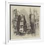 Street in Morlaix, Brittany-null-Framed Giclee Print