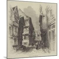 Street in Morlaix, Brittany-null-Mounted Giclee Print