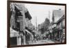 Street in Motomachi, Yokohama, Japan, 20th Century-null-Framed Giclee Print