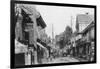 Street in Motomachi, Yokohama, Japan, 20th Century-null-Framed Giclee Print