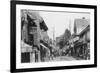 Street in Motomachi, Yokohama, Japan, 20th Century-null-Framed Giclee Print