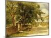 Street in Nassau, C.1878-Albert Bierstadt-Mounted Giclee Print