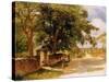 Street in Nassau. Ca. 1878-Albert Bierstadt-Stretched Canvas