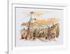 Street in New England-Chaim Gross-Framed Limited Edition