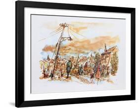 Street in New England-Chaim Gross-Framed Limited Edition