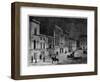 Street in Newcastle Upon Tyne Lit by Swan Incandescent Electric Lamps, 1883-null-Framed Giclee Print