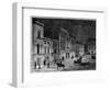 Street in Newcastle Upon Tyne Lit by Swan Incandescent Electric Lamps, 1883-null-Framed Giclee Print