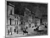 Street in Newcastle Upon Tyne Lit by Swan Incandescent Electric Lamps, 1883-null-Mounted Giclee Print