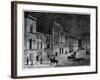 Street in Newcastle Upon Tyne Lit by Swan Incandescent Electric Lamps, 1883-null-Framed Giclee Print