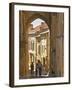 Street in Old Medieval Village of Saint Emilion, Bordeaux, France-Per Karlsson-Framed Photographic Print