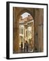 Street in Old Medieval Village of Saint Emilion, Bordeaux, France-Per Karlsson-Framed Photographic Print