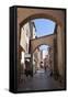 Street in Old Town, Saint-Tropez, Var, Provence-Alpes-Cote D'Azur, Provence, France, Europe-Stuart Black-Framed Stretched Canvas