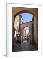 Street in Old Town, Saint-Tropez, Var, Provence-Alpes-Cote D'Azur, Provence, France, Europe-Stuart Black-Framed Photographic Print