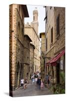 Street in Old Town, Volterra, Tuscany, Italy, Europe-Peter Groenendijk-Stretched Canvas