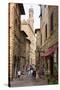 Street in Old Town, Volterra, Tuscany, Italy, Europe-Peter Groenendijk-Stretched Canvas