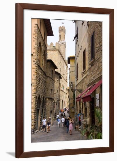 Street in Old Town, Volterra, Tuscany, Italy, Europe-Peter Groenendijk-Framed Photographic Print