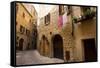 Street in Old Town, Volterra, Tuscany, Italy, Europe-Peter Groenendijk-Framed Stretched Canvas