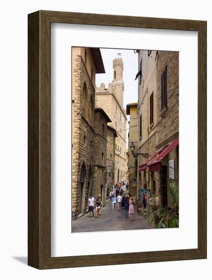 Street in Old Town, Volterra, Tuscany, Italy, Europe-Peter Groenendijk-Framed Photographic Print